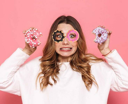 OKULARY DONUTS PĄCZKI