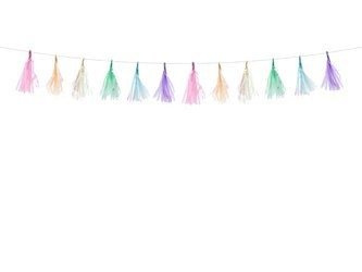 GIRLANDA FRĘDZLE 1,2 m MIX KOLORÓW