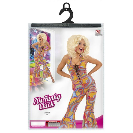 KOLOROWY KOMBINEZON DISCO