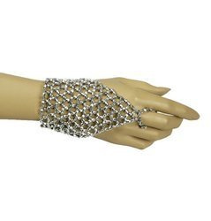 MITENKI SIATKA SREBRNE