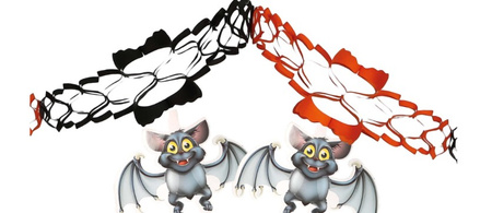 GIRLANDA NIETOPERZE HALLOWEEN 200 CM 