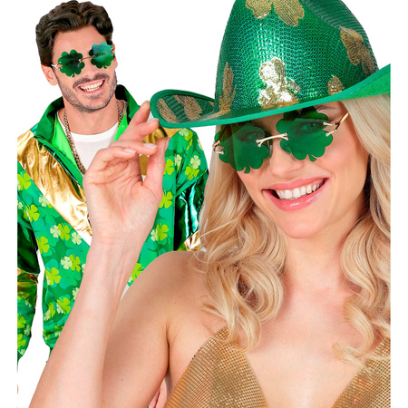 OKULARY ZIELONE KONICZYNY 