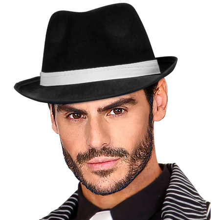 KAPELUSZ GANGSTERA RETRO 