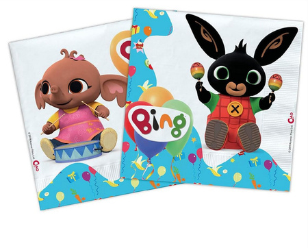 ZESTAW BING TALERZYKI+KUBECZKI+SERWETKI