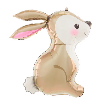 BALON FOLIOWY ZAJĄC 67X80 CM LEŚNI PRZYJACIELE