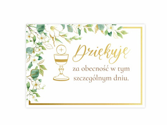 WINIETKI PODZIĘKOWANIA LIŚCIE 10 SZT