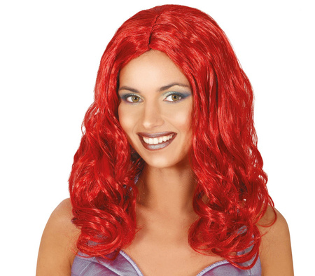 PERUKA CZERWONE FALE