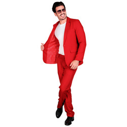 GARNITUR MĘSKI CZERWONY