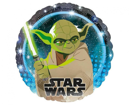BALON FOLIOWY STAR WARS GALAXY YODA