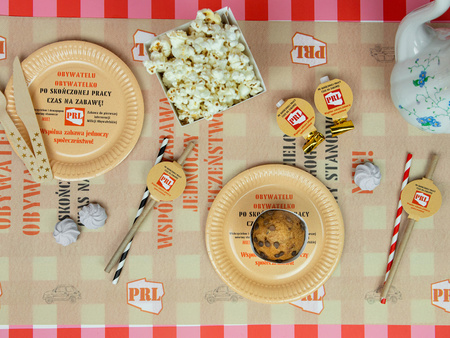 GWIZDKI TRĄBKI URODZINOWE PRL 6 SZT