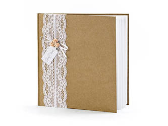 KSIĘGA GOŚCI 20,5 X 20,5 CM 22 KARTKI