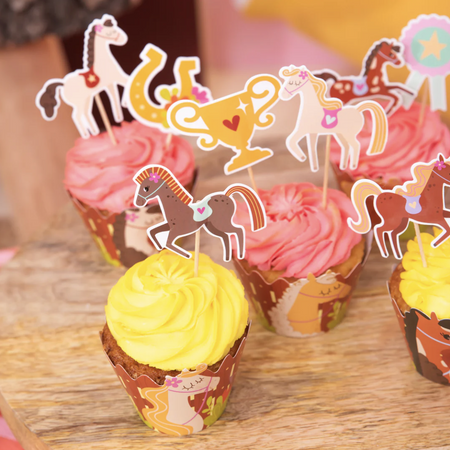 TOPPERY NA TORT KONIKI 9 SZT