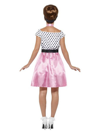 STRÓJ SUKIENKA ROCK'N'ROLL RÓŻOWA '50