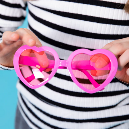 OKULARY SERCA RÓŻOWE