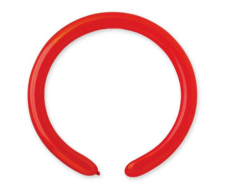 BALONY LATEKSOWE CZERWONE DO MODELOWANIA 100 SZT