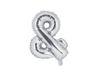 BALON FOLIOWY & SREBRNY 35 CM