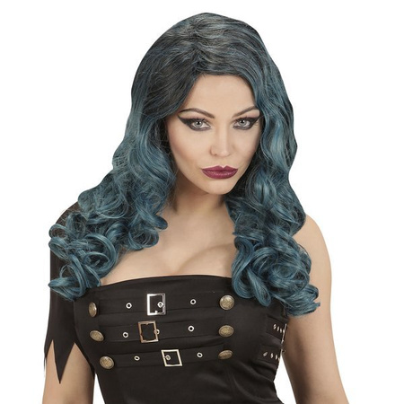 Peruka Ombre Zielono-Niebieska, Peruki