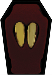 ZĘBY WAMPIRA ZŁOTE