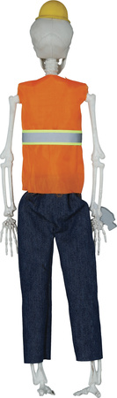 DEKORACJA WISZĄCA SZKIELET ROBOTNIK 40 CM