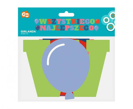 GIRLANDA WSZYSTKIEGO NAJLEPSZEGO 2X300 CM