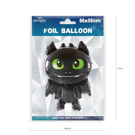 BALON FOLIOWY SMOK 86 x 56 CM