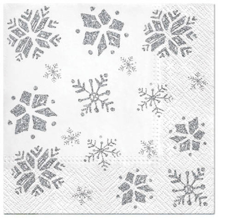 SERWETKI ŚWIĄTECZNE PŁATKI ŚNIEGU
