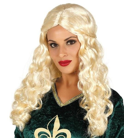 PERUKA DŁUGIE BLOND FALE