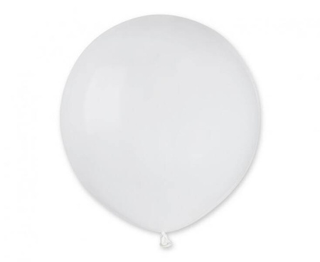 BALONY LATEKSOWE PASTELOWE BIAŁE 48 CM 25 SZT.