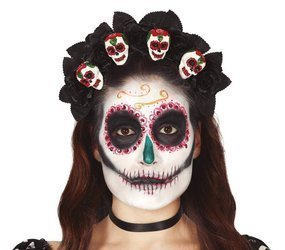 TIARA LOS MUERTOS Z CZASZKAMI