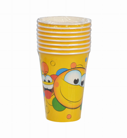 KUBKI PAPIEROWE MINKI 200 ML 8 SZT