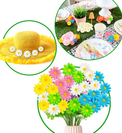 SZTUCZNE KWIATY ŻÓŁTE 20 SZTUK