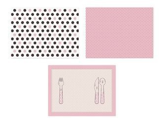 PODKŁADKI PAPIEROWE SWEETS MIX 40x30 CM 6 SZT.