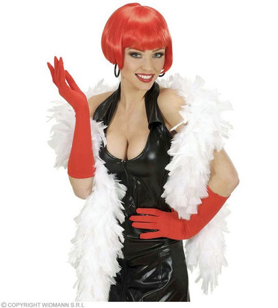 RĘKAWICZKI CZERWONE LYCRA 37 CM