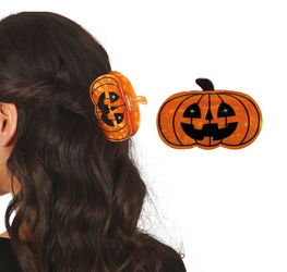 SPINKA DO WŁOSÓW DYNIA HALLOWEEN 6 CM