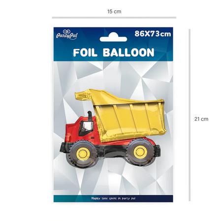 BALON FOLIOWY CIĘŻARÓWKA 86CM X 73CM