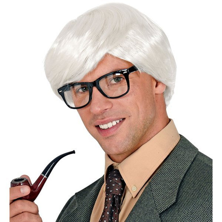 PERUKA BIAŁA MĘSKA