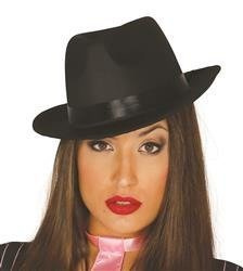 KAPELUSZ GANGSTERSKI CZARNY