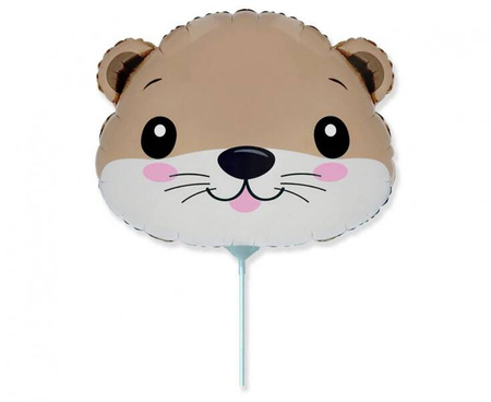 BALON FOLIOWY 14 CALI 35 CM GŁOWA WYDRY