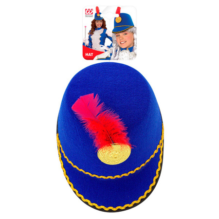 CZAPKA MAŻORETKI NIEBIESKA