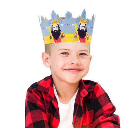 KORONY PAPIEROWE KRÓLEWSKA IMPREZA 6 SZT