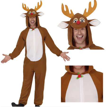 STRÓJ KOMBINEZON RENIFERA 