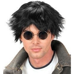 PERUKA CELEBRYTY CZARNA