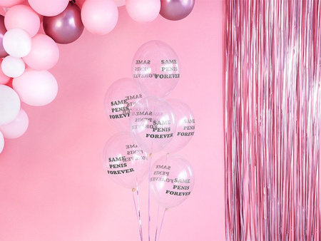 BALONY 30 cm SAME PENIS FOREVER 6 szt