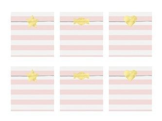 TOREBKI NA SŁODYCZE J. RÓŻ 6 szt