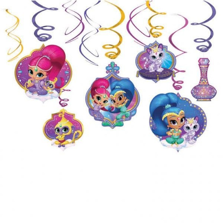 ŚWIDERKI WISZĄCE SHIMMER&SHINE 6szt.