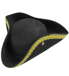 KAPELUSZ ZAMSZOWY TRIKORN PIRATA