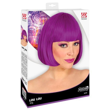 PERUKA FIOLETOWA LOU LOU BOB