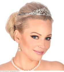 TIARA KSIĘŻNICZKI SREBRNA