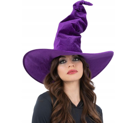 KAPELUSZ CZAROWNICY FIOLETOWY 