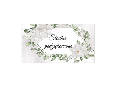 NAKLEJKI NA PUDEŁKA NA CIASTO Z RÓŻAMI 30 SZT 